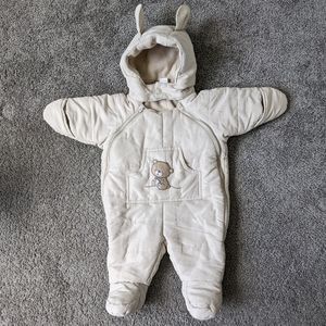 H&M newborn tan gender neutral warm winter coat